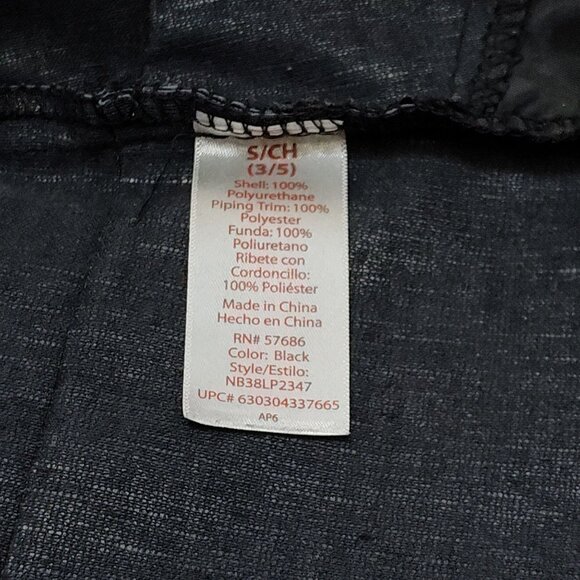 Paris Blue Faux Leather Jacket Small (3-5) Snap Buttons Leopard Trim Detail VGC - Picture 13 of 14